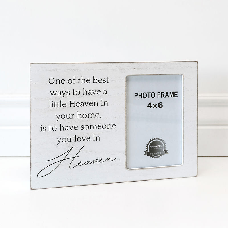 10" X 7" X 1.5" Wood Photo Frame (One Of The Best Ways...)(4X6)