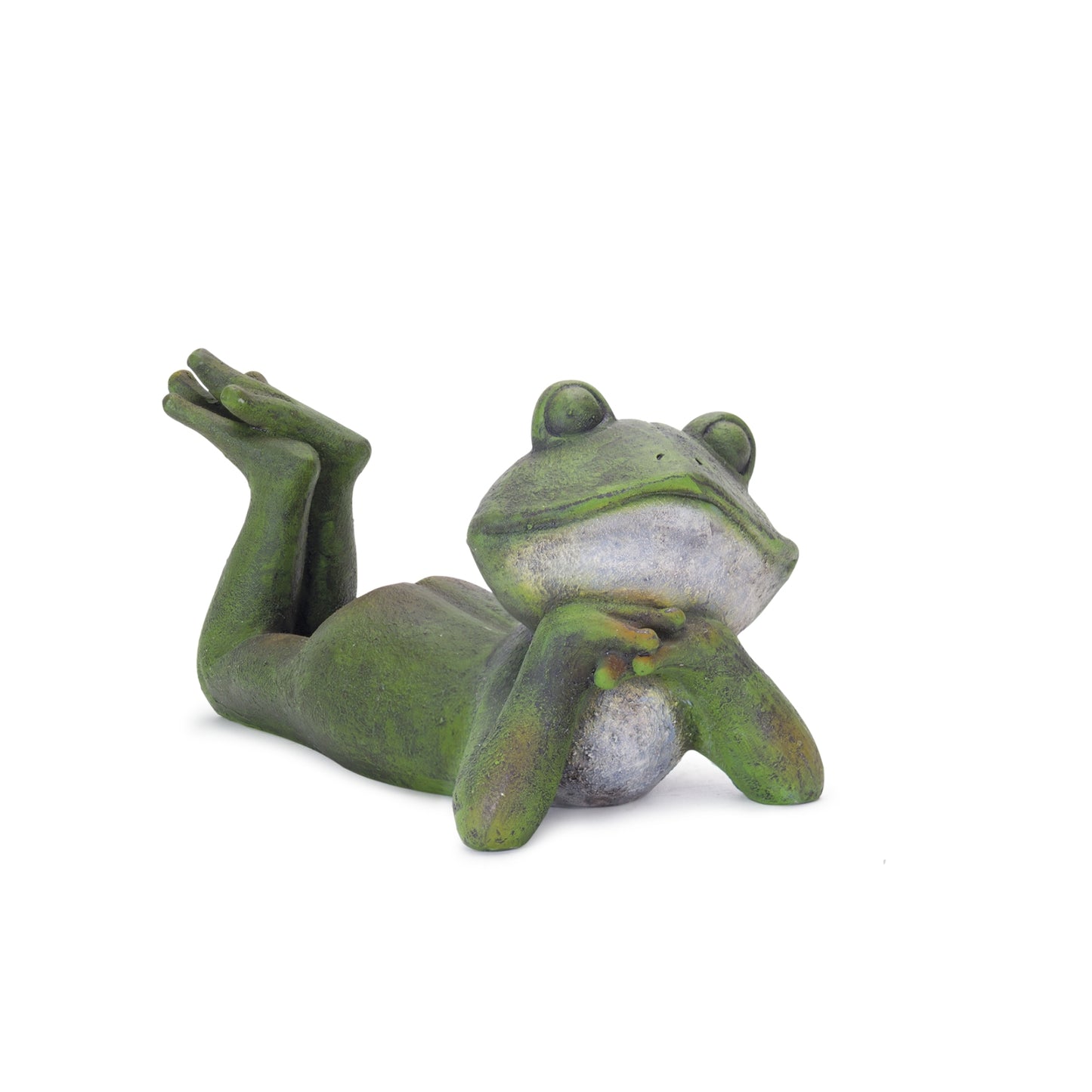 Lounging Garden Frog Figurine 14.75"L (Set of 3)