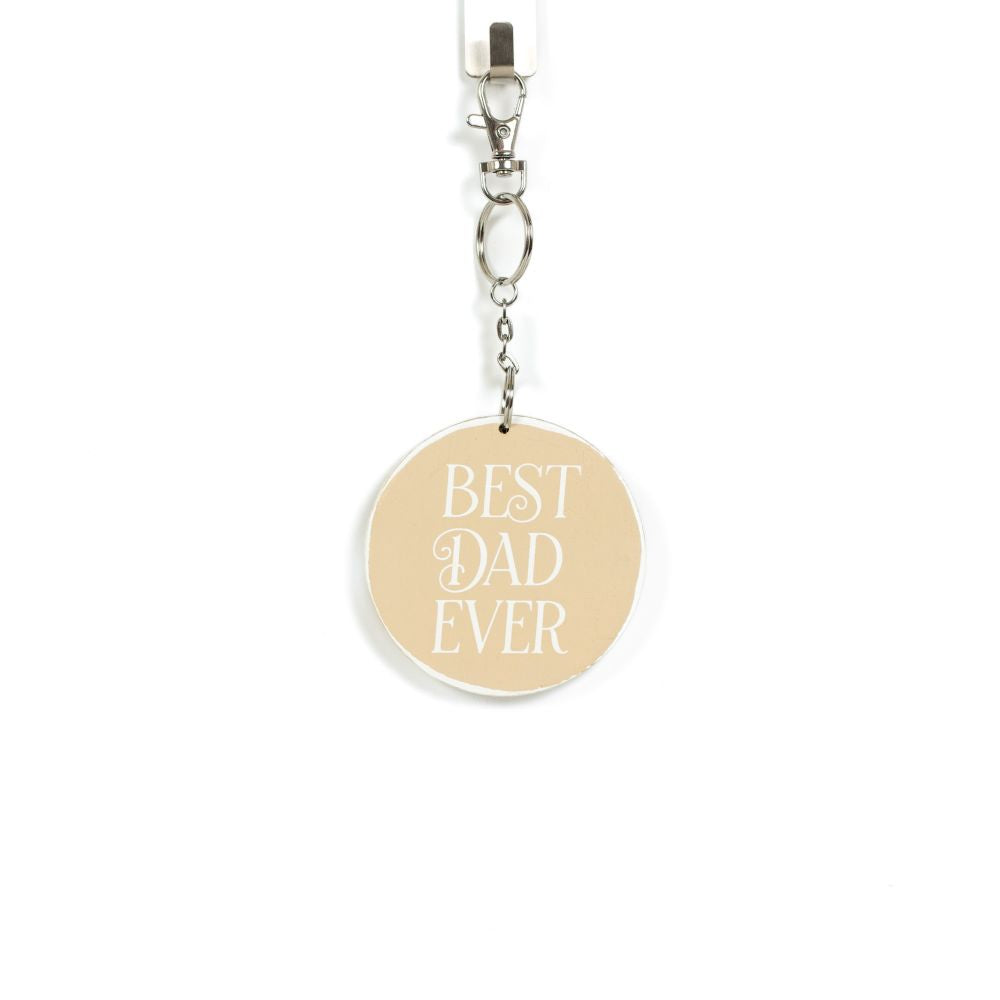 3x3x.5 Reversible Wood Keychain (BEST DAD)