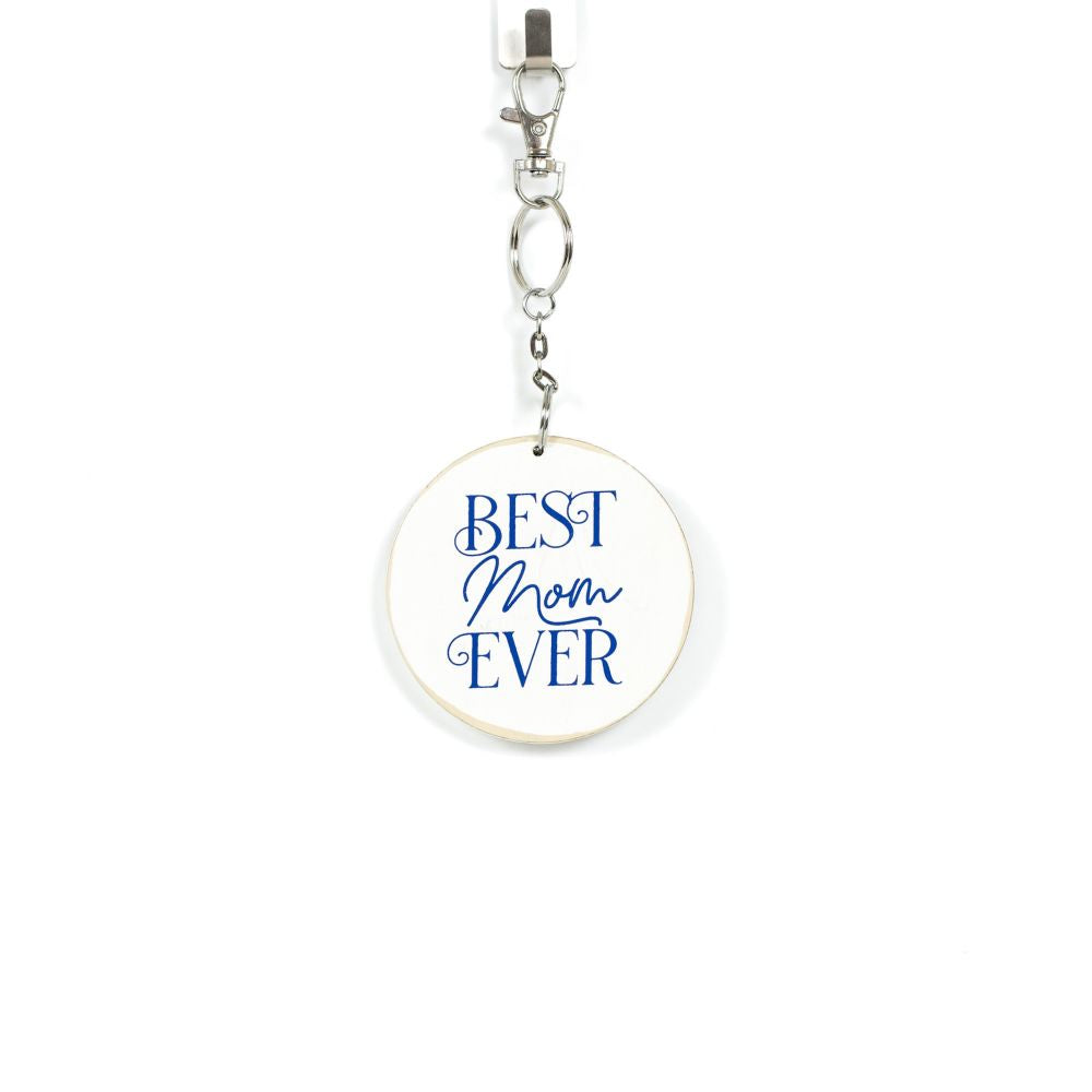 3x3x.5 Reversible Wood Keychain (BEST MOM)