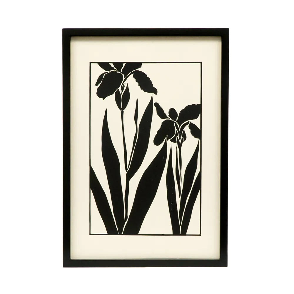 17x24x1.5 Reversible Wood Framed Sign (FLORAL)