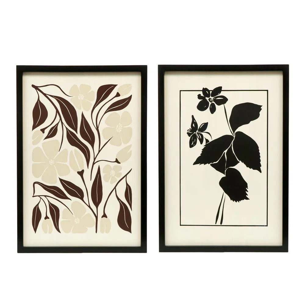 17x24x1.5 Reversible Wood Framed Sign (FLOWERS)