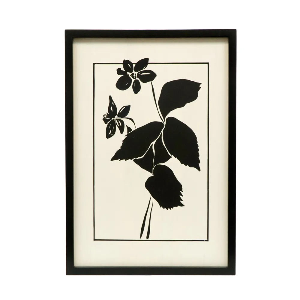 17x24x1.5 Reversible Wood Framed Sign (FLOWERS)