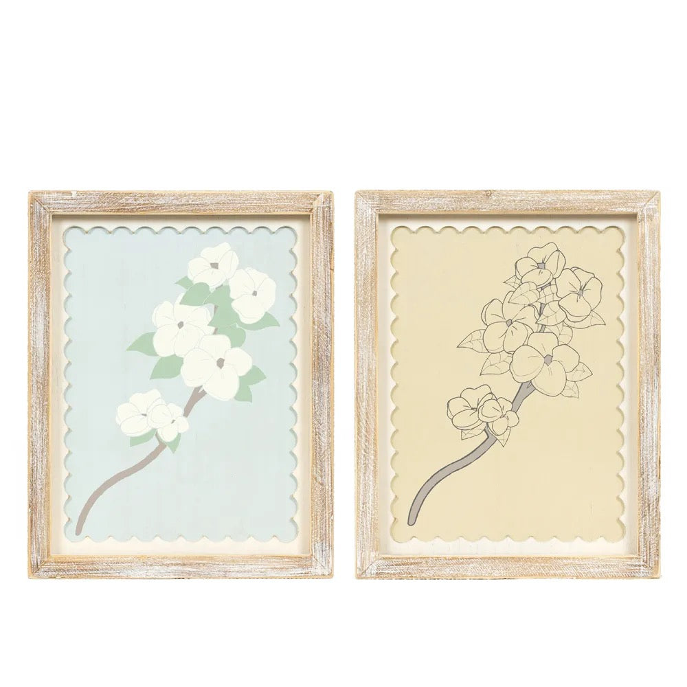 10x13x1.5 Reversible Wood Framed Sign (BRANCH)