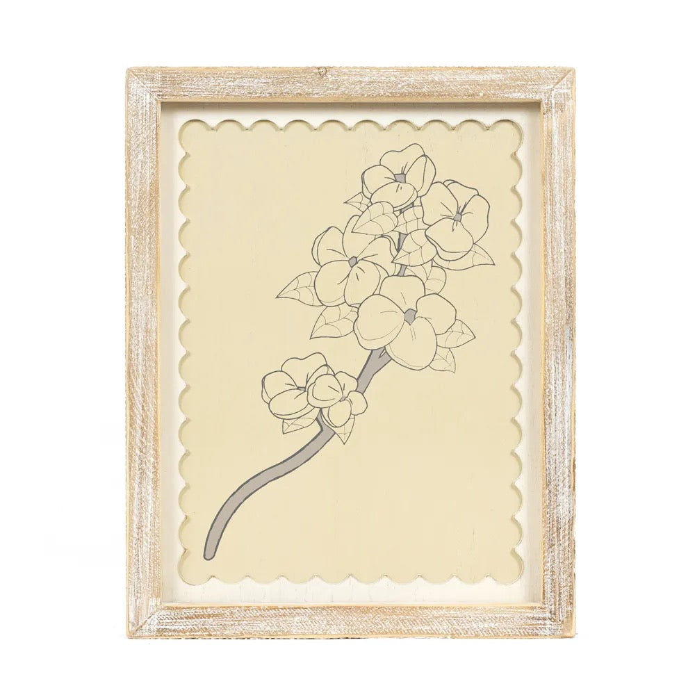 10x13x1.5 Reversible Wood Framed Sign (BRANCH)