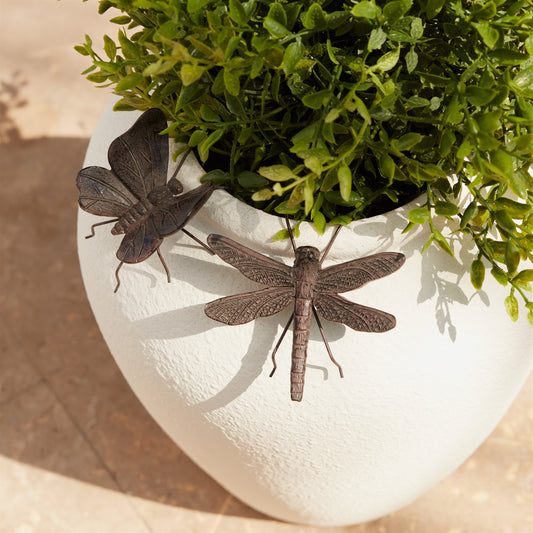 Dragonfly and Butterfly Insect Pot Sitter (Set of 12)